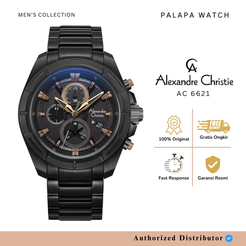 Jam Tangan Pria Alexandre Christie AC 6621